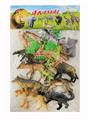 OBL10327016 - 野生动物套装(12只4寸+2树6草)