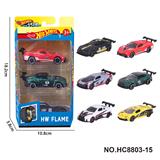 OBL10327455 - 1:64风火轮6款合金车3只装（赛车，跑车）