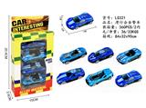 OBL10327928 - 4只装滑行合金警车