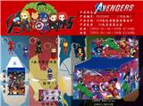 OBL10328469 - 6CM复仇者联盟滴塑挂件 24包盲袋展示盒