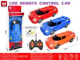 OBL10328580 - 1：20带灯光四通遥控车
（配充电电池+USB线）