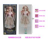 OBL10329237 - 22寸60CM活眼芭比娃娃，15关节带灯光音乐