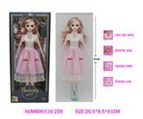 OBL10329238 - 22寸60CM活眼芭比娃娃，15关节带灯光音乐