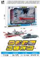 OBL10330191 - 军事战舰仿真新型战斗机模型可发射导弹护卫舰可发射导弹潜水艇海军战队套装