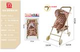 OBL10332194 - 绿叶.花花厚布推车(铁)