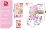 OBL10332210 - 彩盒.特大轮厚布推车(铁)
粉/黄.布