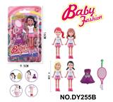 OBL10332318 - 时尚芭比过家家女孩玩具3.5寸换装网球娃娃