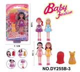 OBL10332321 - 时尚芭比过家家女孩玩具3.5寸换装娃娃