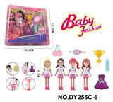 OBL10332331 - 时尚芭比过家家女孩玩具3.5寸换装娃娃