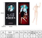 OBL10332475 -  12寸实身12关节模特身 芭比公主时尚套装配相机 腰包太阳帽吸塑套装