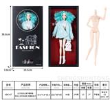 OBL10332481 - 12寸实身12关节模特身 芭比公主时尚套装  配搪胶兔子