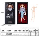 OBL10332487 - 12寸实身12关节模特身 芭比公主时尚套装配包包