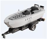 OBL10333037 - TRAILER WITH SPEEDBOAT/拖船