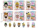 OBL10333351 - 8寸全身搪胶POPMART泡泡玛特CRY BABY眼泪工厂飞天女警哭娃毛绒娃娃（带配件）