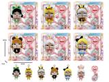 OBL10333354 - 8寸全身搪胶POPMART泡泡玛特CRY BABY眼泪工厂飞天女警哭娃毛绒娃娃（带配件）