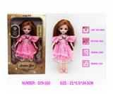 OBL10333526 - 12寸3D仿真眼15关节实身音乐灯光芭比娃娃