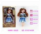 OBL10333528 - 12寸3D仿真眼15关节实身音乐灯光芭比娃娃