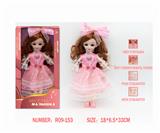 OBL10333547 - 12寸3D仿真眼15关节实身俄文音乐灯光芭比娃娃