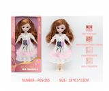 OBL10333559 - 12寸3D仿真眼15关节实身俄文音乐灯光芭比娃娃