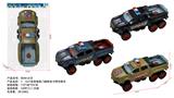 OBL10334949 - 1：16六轮奔驰高门越野皮卡惯性警车
