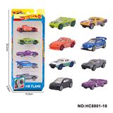 OBL10335086 - 1:64风火轮合金8款5只装（赛车，跑车，肌肉车）