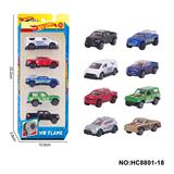 OBL10335088 - 1:64风火轮合金8款5只装（悍马，越野车，皮卡）
