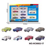 OBL10335091 - 1:64风火轮8款合金车10只装（赛车，跑车，肌肉车）