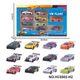 OBL10335095 - 1:64风火轮12款合金车10只装（赛车，跑车）