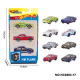 OBL10335098 - 1:64风火轮8款合金车3只装（赛车，跑车，肌肉车）