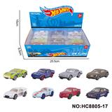 OBL10335102 - 8款1:64风火轮合金肌肉车24只装展示盒