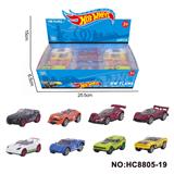 OBL10335104 - 8款1:64风火轮合金车赛车跑车24只装展示盒