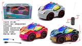 OBL10335959 - Q版1：20两通法拉利警车带3D灯光包电（车身包3.7V锂电+USB线，遥控器二粒5号电池不包）