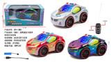 OBL10335963 - Q版1：20两通宝马警车带3D灯光包电（车身包3.7V锂电+USB线，遥控器二粒5号电池不包）
