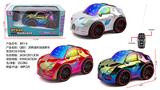 OBL10335964 - Q版1：20两通布加迪赛车带3D灯光不包电（车身使用三粒5号电池，遥控器使用二粒5号电池）