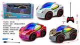 OBL10335973 - Q版1：20四通法拉利赛车带3D灯光包电（车身包3.7V锂电+USB线，遥控器二粒5号不包）