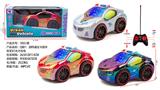 OBL10335978 - Q版1：20四通宝马警车带3D灯光不包电（车身使用三粒5号电池，遥控器二粒5号）