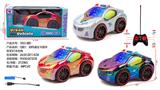 OBL10335979 - Q版1：20四通宝马警车带3D灯光包电（车身包3.7V锂电+USB线，遥控器二粒5号不包）