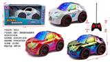 OBL10335980 - Q版1：20四通布加迪赛车带3D灯光不包电（车身使用三粒5号电池，遥控器二粒5号）