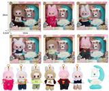 OBL10336088 - 7寸全身搪胶POPMART泡泡玛特LABUBU拉布布娃娃带配件