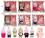 OBL10336089 - 7寸全身搪胶POPMART泡泡玛特LABUBU拉布布娃娃带配件