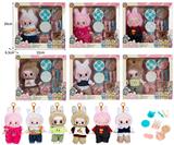 OBL10336096 - 7寸全身搪胶POPMART泡泡玛特LABUBU拉布布娃娃带配件