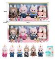 OBL10336115 - 7寸全身搪胶POPMART泡泡玛特LABUBU拉布布娃娃带配件（3只装）