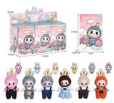 OBL10336143 - 7寸全身搪胶POPMART泡泡玛特LABUBU拉布布娃娃（6只装）