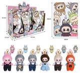 OBL10336146 - 7寸全身搪胶POPMART泡泡玛特LABUBU拉布布娃娃（6只装）