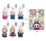 OBL10336159 - 7寸全身搪胶POPMART泡泡玛特LABUBU拉布布娃娃