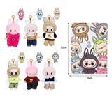 OBL10336160 - 7寸全身搪胶POPMART泡泡玛特LABUBU拉布布娃娃