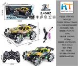 OBL10337778 - 1:14十三通2.4G灯光音乐侧行大拉力遥控车（包电）