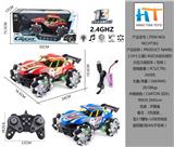 OBL10337779 - 1:14十三通2.4G灯光音乐侧行大拉力遥控车（包电）