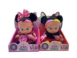 OBL10338913 - 豪华版第14代10寸搪胶带四声音乐cry Babies-Tutti Fritti带流眼泪功能，带吸水奶瓶，带奶嘴  。毛绒带加暖功能。衣服2件套2款混装