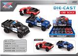 OBL10339272 - 1:32 合金车 塔库玛警车 回力开门（12只装）